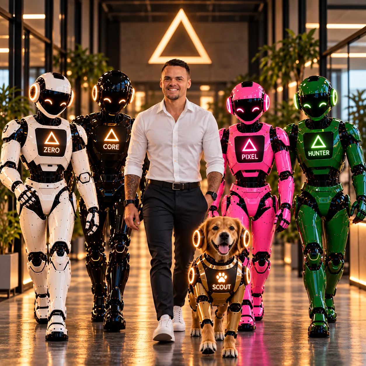 Michael Richter mit ZERO, CORE, PIXEL, HUNTER und SCOUT